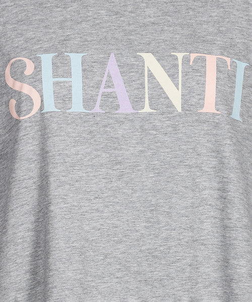 | color:grau melange |yoga boxy t-shirt shanti grau melange