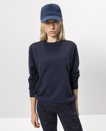 Sweater Namaste Bio Baumwolle - blau | color:blau |yoga sweater namaste blau