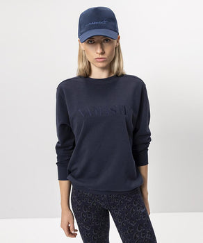 Sweater Namaste Bio Baumwolle - blau | color:blau |yoga sweater namaste blau