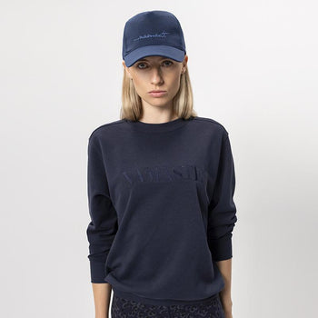 Sweater Namaste organic cotton - blue | color:blau |yoga sweater namaste blau