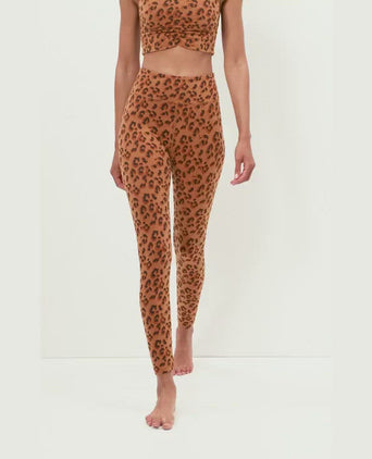 Leggings Leo Tencel™ Bio Baumwolle - braun | color:braun |yoga leggings leo braun bio baumwolle tencel