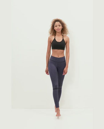Leggings Keffiah polyamide ♻️ - blue | color:blau |yoga leggings blau keffiah
