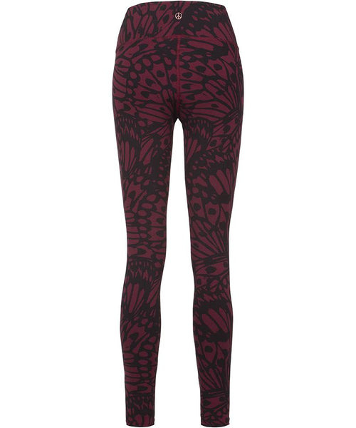 | color:rot |yoga leggings rot bio baumwolle |yoga leggings blickdicht