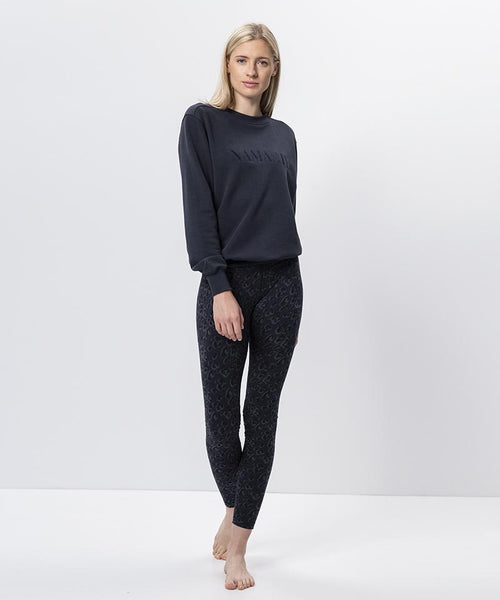 | color:blau |leggings leo blau bio baumwolle nachhaltig