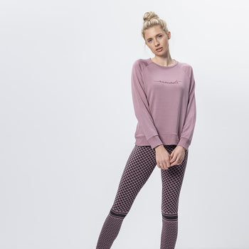 Leggings Keffiah organic cotton - pink color:rosa |yoga leggings bio baumwolle keffiah rosa