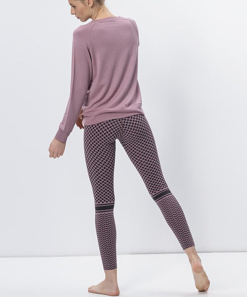 color:rosa |yoga leggings bio baumwolle keffiah rosa