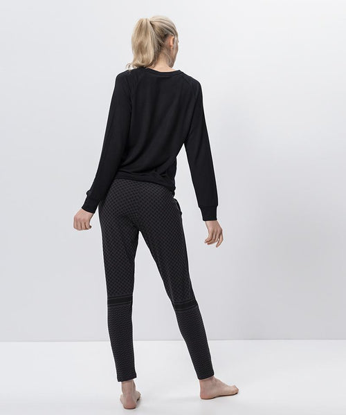 | color:black |yoga sweater black tencel OM