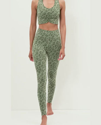 Sommer Leggings Leo Tencel™ Bio Baumwolle - grün | color:green |leggings leo cotton tencel green