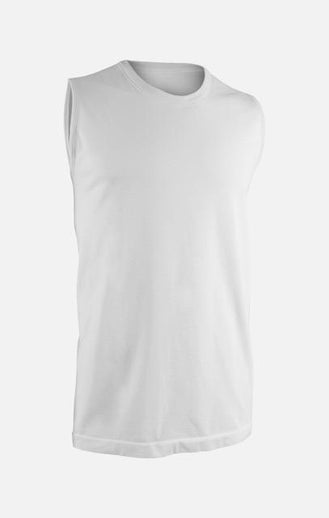 Air Tank polyester ♻️ - weiss | color:weiss |yoga tank männer weiss