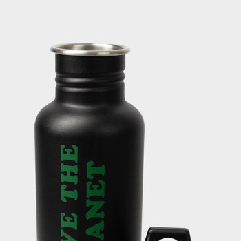 Drinking Bottle Save the Planet | color:schwarz |trink flasche nachhaltig