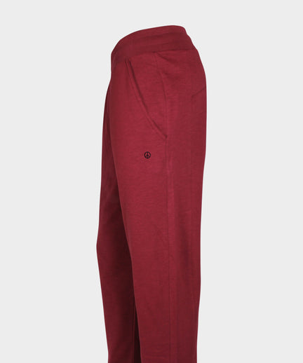 Fitted Pants Bio Baumwolle - rot | color:rot |yoga hose männer rot