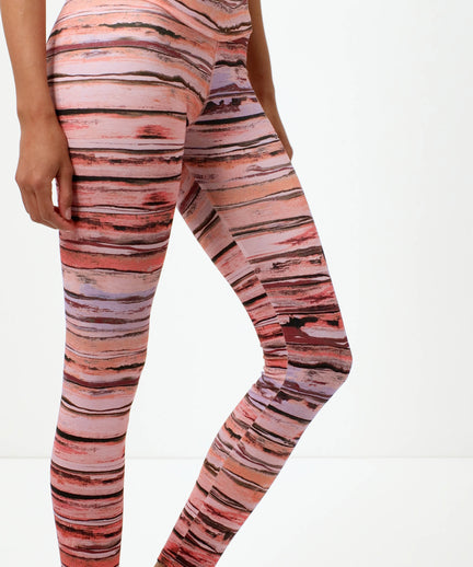 Leggings watercolor organic cotton - pink | color:rosa |yoga leggings rosa bio baumwolle