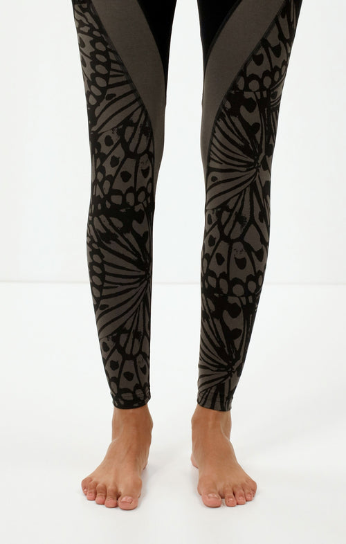 | color:grün |yoga leggings schwarz tencel baumwolle