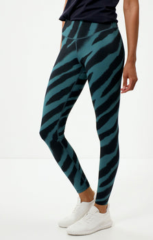 Leggings Flow Polyamid ♻️ - grün | color:grün |yoga sport leggings zebra grün