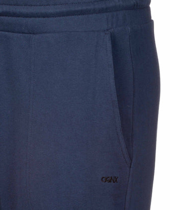 Jogger pants organic cotton - blue | color:blau |yoga hose männer blau bio baumwolle