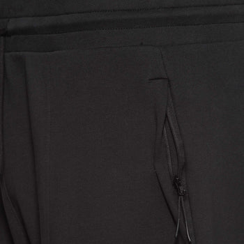 Jog Pants Deluxe Bio Baumwolle - schwarz | color:schwarz |yoga hose schwarz tasche reißverschluss