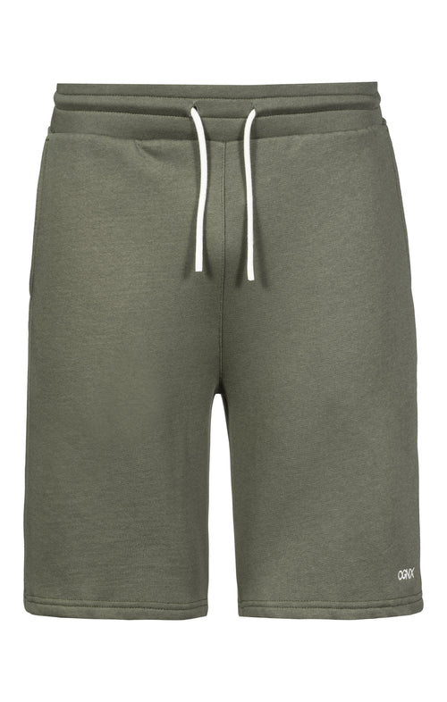 | color:grün |yoga shorts männer grün bio baumwolle