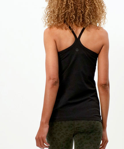 Basic Top 2.0 Bio Baumwolle - schwarz | color:schwarz |enges yoga tank schwarz baumwolle