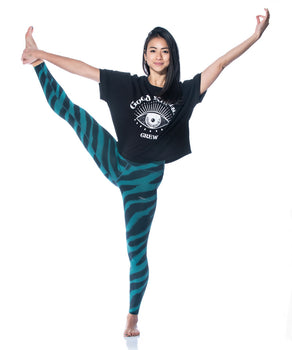 Boxy T-Shirt Good Karma Crew by LYLA Soul Yoga - schwarz | color:schwarz |yoga t-shirt LYLA Soul Yoga schwarz yoga |t-shirt Good Karma Crew ognx 108