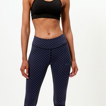 Leggings Keffiah Polyamid ♻️ - blau | color:blau |yoga leggings blau keffiah
