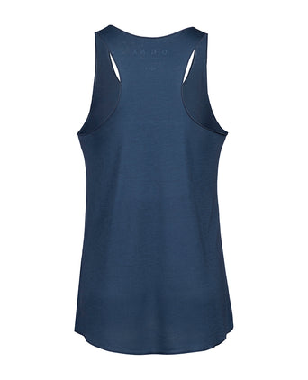 Loose Tank Lotus Flower Tencel™ - blau | color:blau |yoga tank lotus flower tencel |yoga kleidung