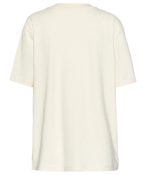 Loose T-Shirt Namaste Bio Baumwolle - weiss