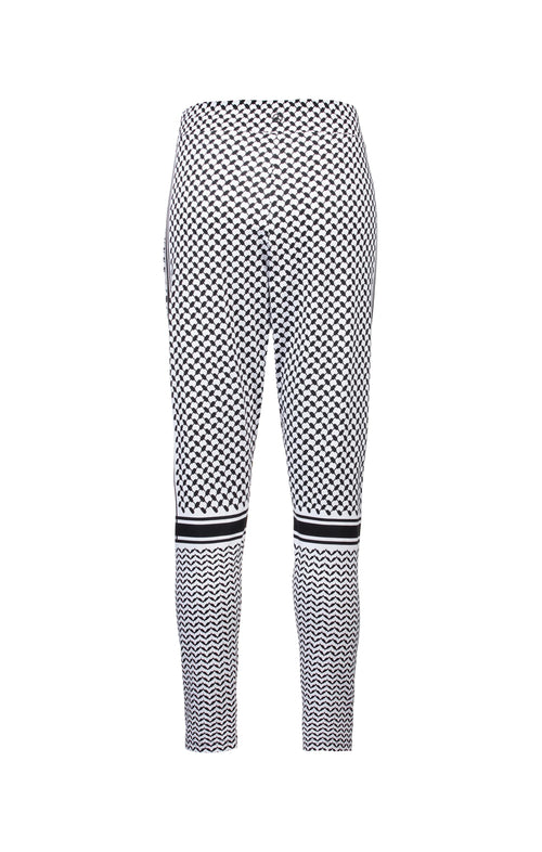 | color:weiss |yoga hose weiss |yoga harem pants weiss keffiah muster |yoga kleidung