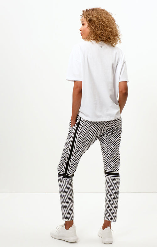 | color:weiss |yoga hose weiss |yoga harem pants weiss keffiah muster |yoga kleidung