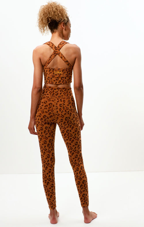 | color:braun |yoga leggings leo braun bio baumwolle tencel