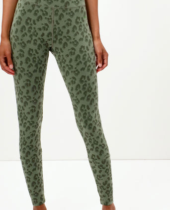 Sommer Leggings Leo Tencel™ Bio Baumwolle - grün | color:green |leggings leo cotton tencel green