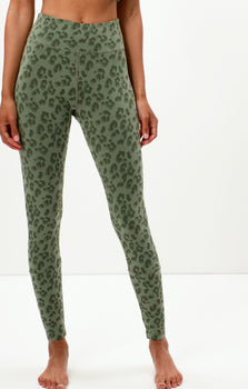 Sommer Leggings Leo Tencel™ Bio Baumwolle - grün | color:green |leggings leo cotton tencel green