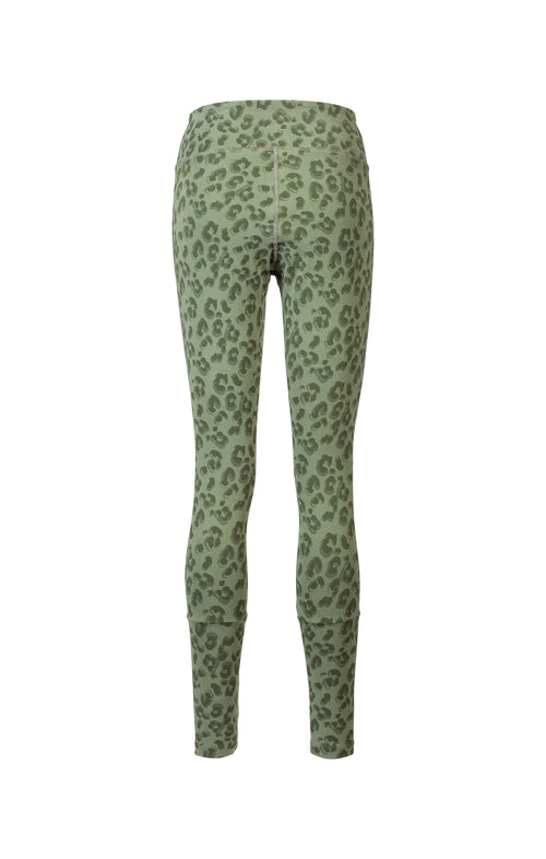 | color:green |leggings leo cotton tencel green
