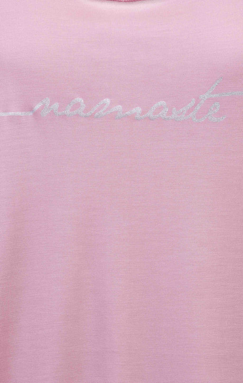 | color:rosa |yoga tank tencel namaste rosa | yogakleidung