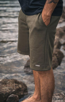 Perfect Shorts Bio Baumwolle - grün | color:grün |yoga shorts männer grün bio baumwolle
