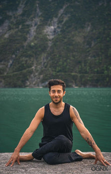 Tank Perfect Basic Bio Baumwolle - schwarz | color:schwarz |yoga tank männer schwarz