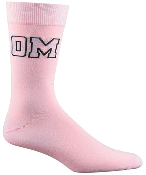 Yoga Socken OM Bio Baumwolle - rosa | color:rosa |yoga socken OM druck rosa