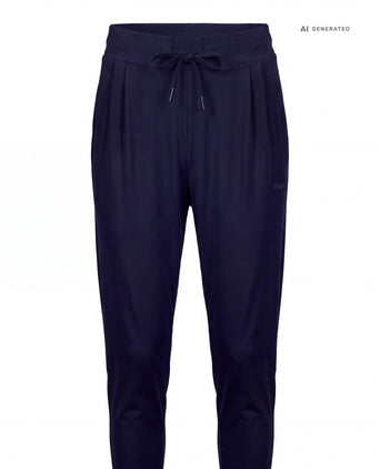 Yoga Basic Harem Pants 2.0 Bio Baumwolle Hanna - dunkelblau – AI GENERATED / KI-GENERIERT