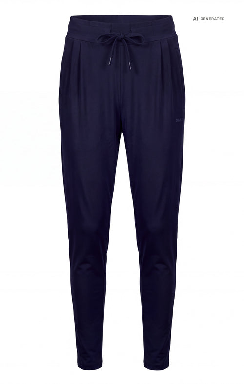 Yoga Basic Harem Pants 2.0 Bio Baumwolle Hanna - dunkelblau – AI GENERATED / KI-GENERIERT