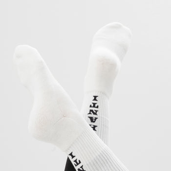 | color:weiß | yoga damen socken shanti shanti ava | bio baumwolle recyceltes polyester | sportsocken namaste | yoga damen socken nachhaltig