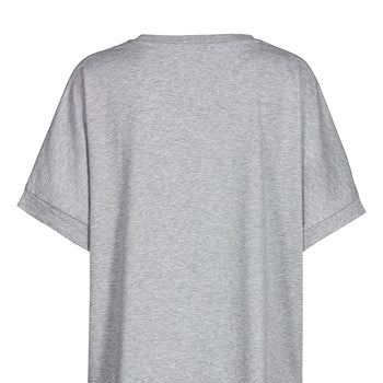 | color:grau melange |yoga boxy t-shirt shanti grau melange
