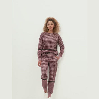 | color:rosa |yoga sweater keffiah rosa