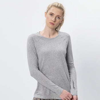 | color:grau |yoga longsleeve namaste grau |yoga kleidung