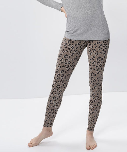 | color:braun |leggings leo yoga braun bio baumwolle nachhaltig