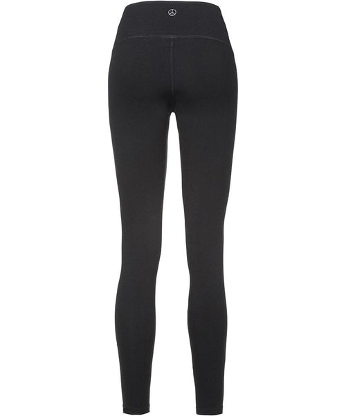 | color:schwarz |schwarze yoga leggings tencel baumwolle |yoga kleidung