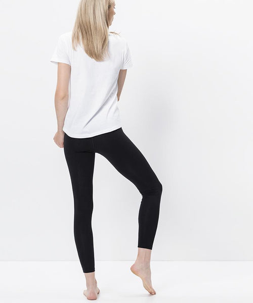 | color:schwarz |schwarze yoga leggings tencel baumwolle |yoga kleidung