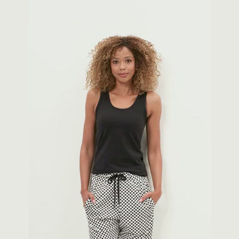 | color:schwarz |enges yoga tank schwarz baumwolle