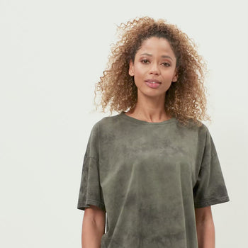 | color:grün |batik t-shirt grün