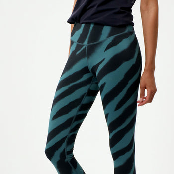 | color:grün |yoga sport leggings zebra grün