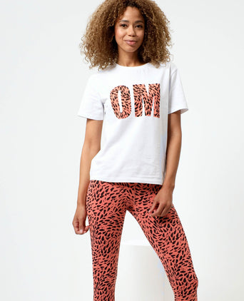 | color:orange |sport leggings yoga polyester orange gemustert