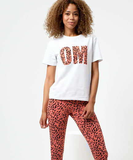 | color:orange |sport leggings yoga polyester orange gemustert